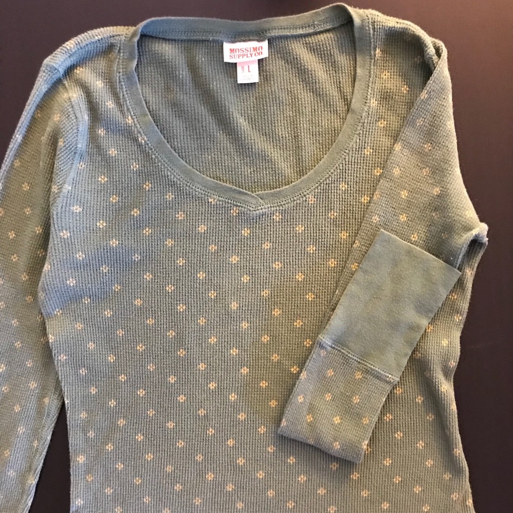 Mossimo thermal long-sleeve tee.